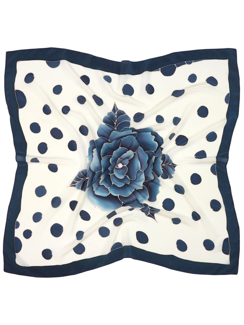 AM-078 Chusta jedwabna, r�cznie malowana 90x90cm
